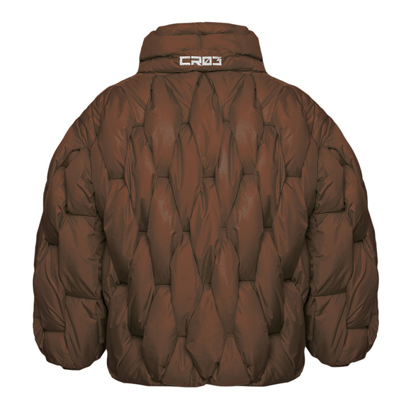 CRISTIAN ZERO TRE - GLACIER PUFFER – Bronze Weave - LARGE - Picture 3 of 3